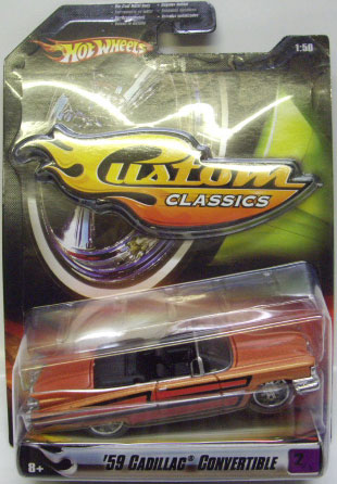 画像: 2007 1/50 CUSTOM CLASSICS 【'59 CADILLAC CONVERTIBLE】　MET.ORANGE/RR