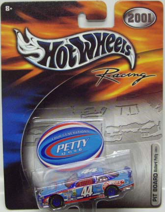 画像: 2001 HOT WHEELS RACING 【#44 RICHARD PETTY PIT BOARD DODGE INTREPID STOCKER】 LT.BLUE/RR