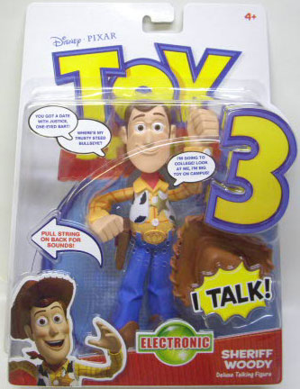 画像: TOY STORY 3 【DELUXE TALKING FIGURE - SHERIFF WOODY (T7210/T2121)】 (国内流通版）