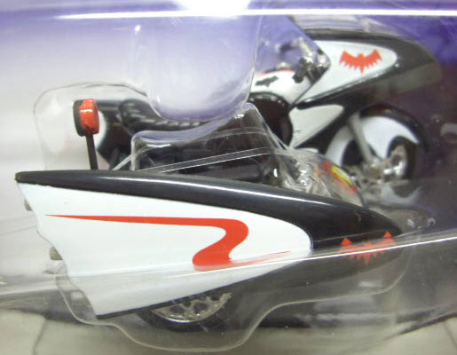 画像: 1/50 BATMOBILE SERIES 3 【1966 BATCYCLE】　BLACK-WHITE/RR