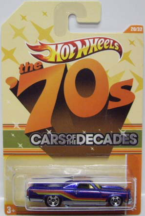 画像: 2011 WALMART EXCLUSIVE "CARS OF THE DECADES" 【'71 EL CAMINO】 MET.BLUE/5SP