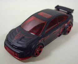 画像: 【'08 FORD FOCUS】　FLAT BLACK/RED PR5