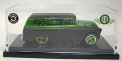 画像: JAPAN CELEBRATION 2008 【'55 CHEVY PANEL】 NEON GREEN/RR (ヘッドライトのTAMPOが無いレア・バリエーション）　