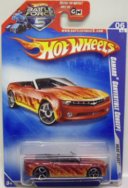 画像: BATTLE FORCE CARD 【CAMARO CONVERTIBLE CONCEPT】　RED/O5