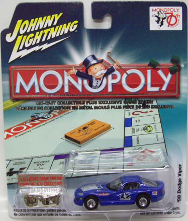 画像: 2006 LIMITED EDITION - MONPOLY 70th ANNI. 【'98 DODGE VIPER】　BLUE/RR