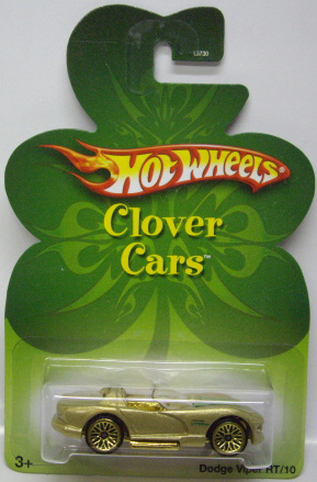 画像: 2007 WALMART EXCLUSIVE CLOVER CARS 【DODGE VIPER RT/10】　GOLD/LACE