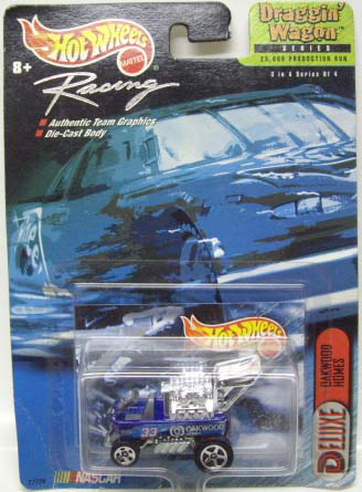 画像: 2000 HOT WHEELS RACING DRAGGIN' WAGON SERIES【#33 TEAM OAKWOOD HOMES DRAGGIN' WAGON】　BLUE/5SP