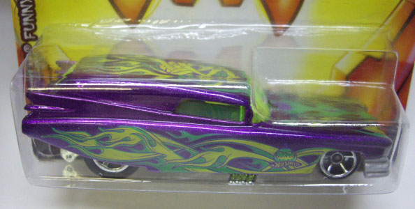 画像: 2010 WALMART EXCLUSIVE FRIGHT CARS 【'59 CADILLAC FUNNY CAR】 PURPLE/O5