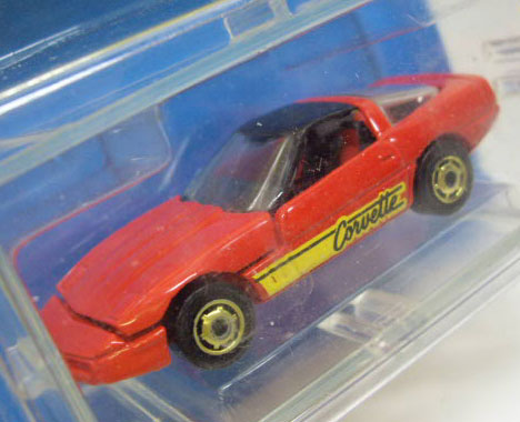 画像: PARK'N PLATES 【80'S CORVETTE (2170)】 RED/HO (YELLOW PLATE)