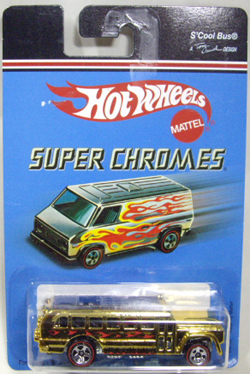 画像: 2007 TARGET EXCLUSIVE SUPER CHROMES 【S'COOL BUS】　GOLD/RL