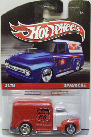 画像: HOT WHEELS DELIVERY 【'49 FORD C.O.E.】　WHITE-RED/RR