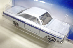 画像: 【'62 CHEVY】　WHITE/PR5  (09 BLACK CAR CARD)