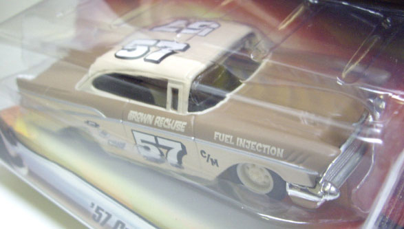 画像: 2007 1/50 CUSTOM CLASSICS 【'57 CHEVY BEL AIR】　FLAT BROWN/RR