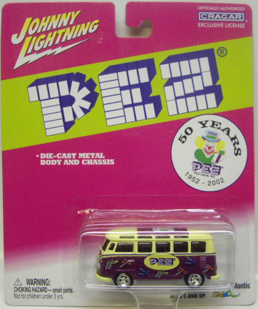 画像: LIMITED EDITION - PEZ 【50TH ANNIVERSARY VW BUS】　LIGHT YELLOW-PURPLE