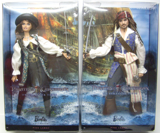 画像: BARBIE  DISNEY PIRATES OF THE CARIBBEAN (ON STRANGER TIDES) 【CAPTAIN JACK SPARROW】　(PINK LABEL)