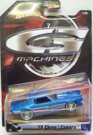 画像: 2007 1/50 G-MACHINES 【'70 CHEVY CAMARO】　MET.BLUE/RR