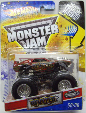 画像: 2011 MONSTER JAM INSIDE TATTOO 【RIVITED】 MET.RED (HW ORIGINALS)