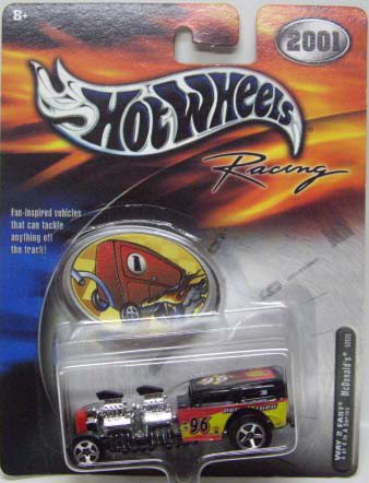 画像: 2001 HOT WHEELS RACING 【#96 TEAM McDONALD'S WAY 2 FAST】 BLACK-RED/5SP