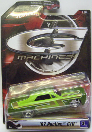 画像: 2007 1/50 G-MACHINES 【'67 PONTIAC GTO】　GREEN/RR