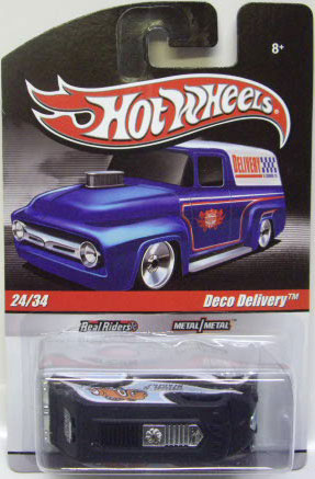 画像: HOT WHEELS DELIVERY 【DECO DELIVERY】　FLAT BLACK/RR (ひっくりかえってます-1）