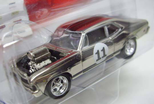 画像: 2002 LIMITED EDITION - REBEL RODS 【1969 CHEVY NOVA SS "BOSS-A-NOVA"】　CHROME (INCLUDE DECAL SHEET)