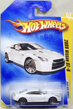 画像: 【2009 NISSAN GT-R】　WHITE/GUNMET 10SP (初期レアホイール）