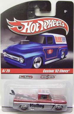 画像: 2010 HOT WHEELS DELIVERY 【CUSTOM '62 CHEVY】　MET.RED-SILVER/RR