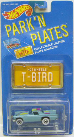 画像: PARK'N PLATES 【'57 T-BIRD (2072)】 TURQUOISE/WW  (ORANGE PLATE)