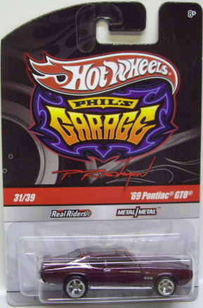 画像: PHIL'S GARAGE 【'69 PONTIAC GTO】　DARK MAGENTA/RR (TOYS"R"US EXCLUSIVE)