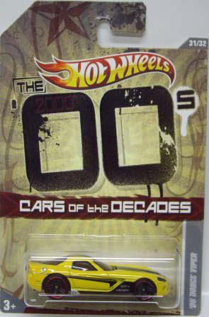 画像: 2011 WALMART EXCLUSIVE "CARS OF THE DECADES" 【'06 DODGE VIPER】 YELLOW/PR5