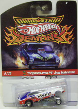 画像: 2010 DRAGSTRIP DEMONS 【'77 PLYMOUTH ARROW F/C-ARMY SNAKE ARROW (MITSUBISHI LANCER CELESTE)】　WHITE/RR