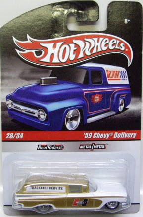 画像: 2010 HOT WHEELS DELIVERY 【'59 CHEVY DELIVERY】　GOLD-WHITE/RR