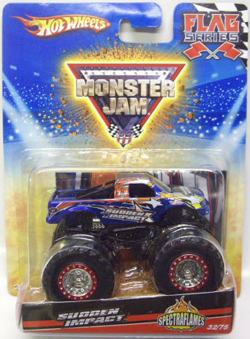 画像: 2010 MONSTER JAM FLAG SERIES 【SUDDEN IMPACT (SPECTRAFLAMES)】　BLUE