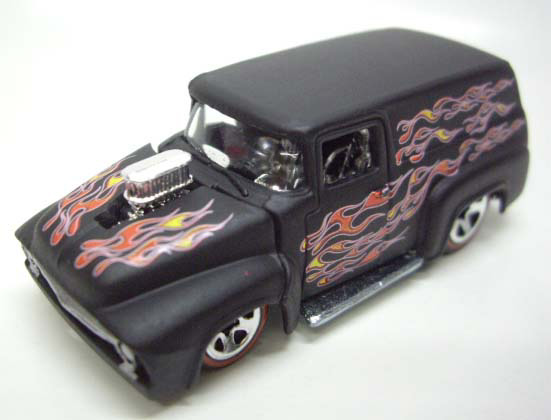 画像: LOOSE - 2008 WALMART SINCE'68 TOP40 【'56 FORD F-100 PANEL】 FLAT BLACK/RL