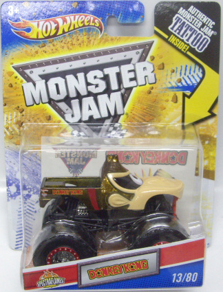 画像: 2011 MONSTER JAM INSIDE TATTOO 【DONKEY KONG】　SPEC.DARK GOLD (SPECTRA FLAMES)