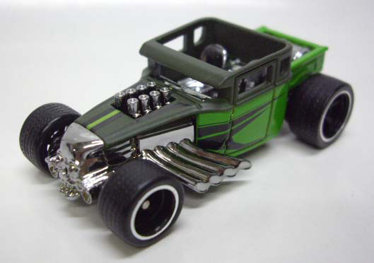 画像: LOOSE - LARRY'S GARAGE 21CAR SET 【BONE SHAKER】　GREEN/RR (CHASE)