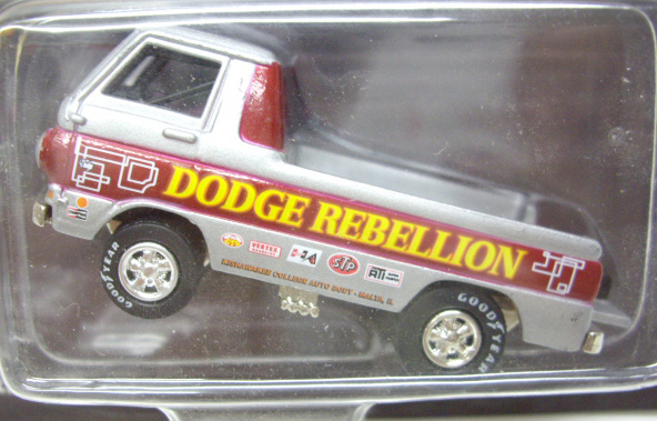 画像: 1998 JOHNNY LIGHTNING "SHOW STOPPERS!" 【JOHN LUDWICK'S DODGE REBELLION (1965 DODGE A-100 PICKUP)】　SILVER/RR