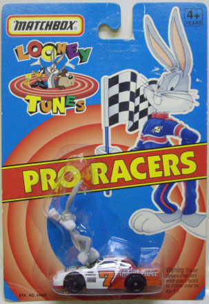 画像: 1993 MATCHBOX LOONEY TUNES PRO RACERS 【BUGS BUNNY / CHEVROLET LUMINA】 WHITE