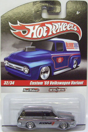 画像: HOT WHEELS DELIVERY 【CUSTOM '69 VOLKSWAGEN VARIANT】　SILVER-BLACK/RR