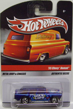 画像: 2010 HOT WHEELS DELIVERY - SWEET RIDES 【'55 CHEVY NOMAD】　BLUE/5SP