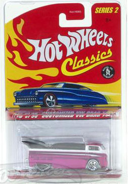 画像: 2006 RLC EXCLUSIVE 【CLASSICS SERIES 2 30CAR SET with PINK VW DRAG TRUCK】　アクリル?のディスプレイ・ケース付き　