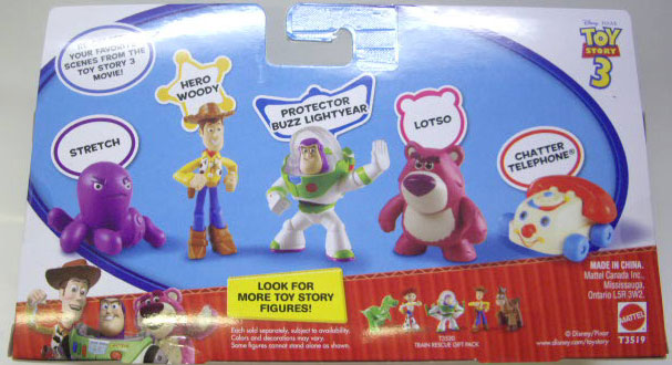 画像: TOY STORY 3 【BUDDY 5PACK - STRETCH / CHATTER TELEPHONE / PROTECTOR BUZZ LIGHTYEAR / LOTSO / HERO WOODY (R7221/T3519)】 (国内流通版）　